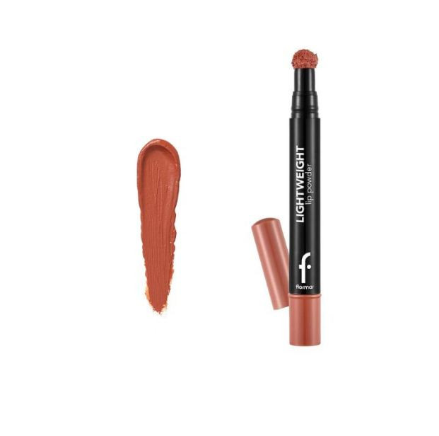 رژ لب پد دار لایت ویت فلورمار مدل lightweight Lip Powder شماره 001-رژ آنلاین